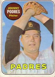 1969 Topps Baseball Cards      659     Johnny Podres